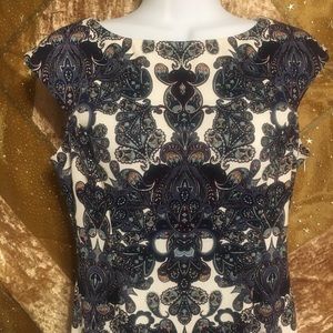 London times side zipped dress